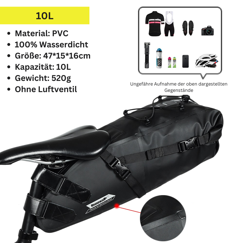 Rhinowalk 5/10/13L wasserdichte Satteltasche Fahrradtasche Sportsattel – campiix